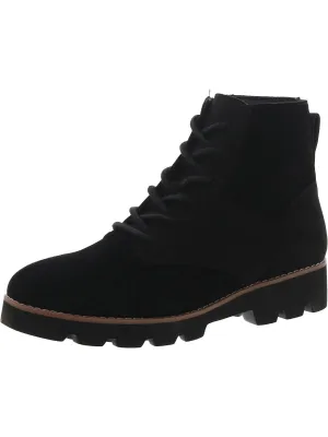 LARSON Womens Leather Lace up Ankle Boots
