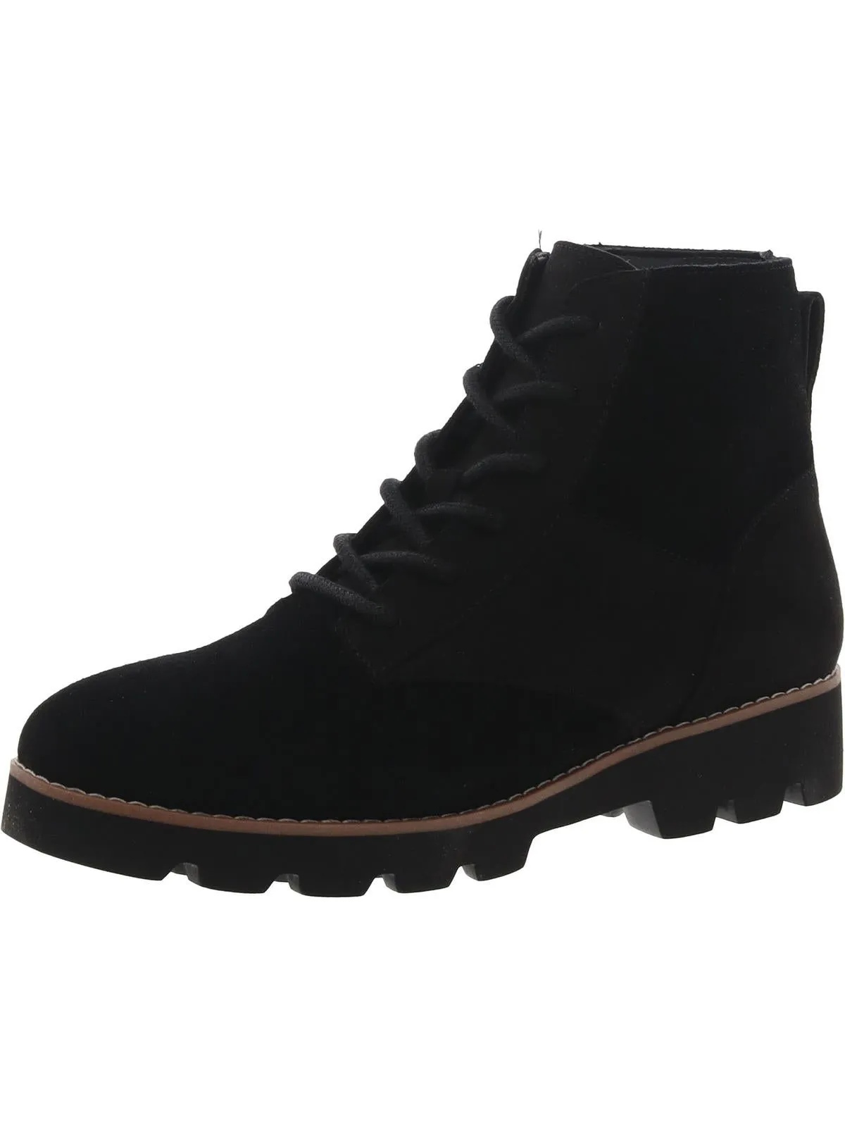 LARSON Womens Leather Lace up Ankle Boots