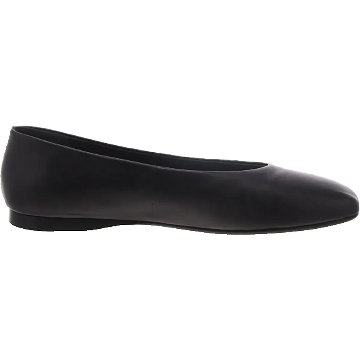 Leah Womens Leather Square Toe Loafers