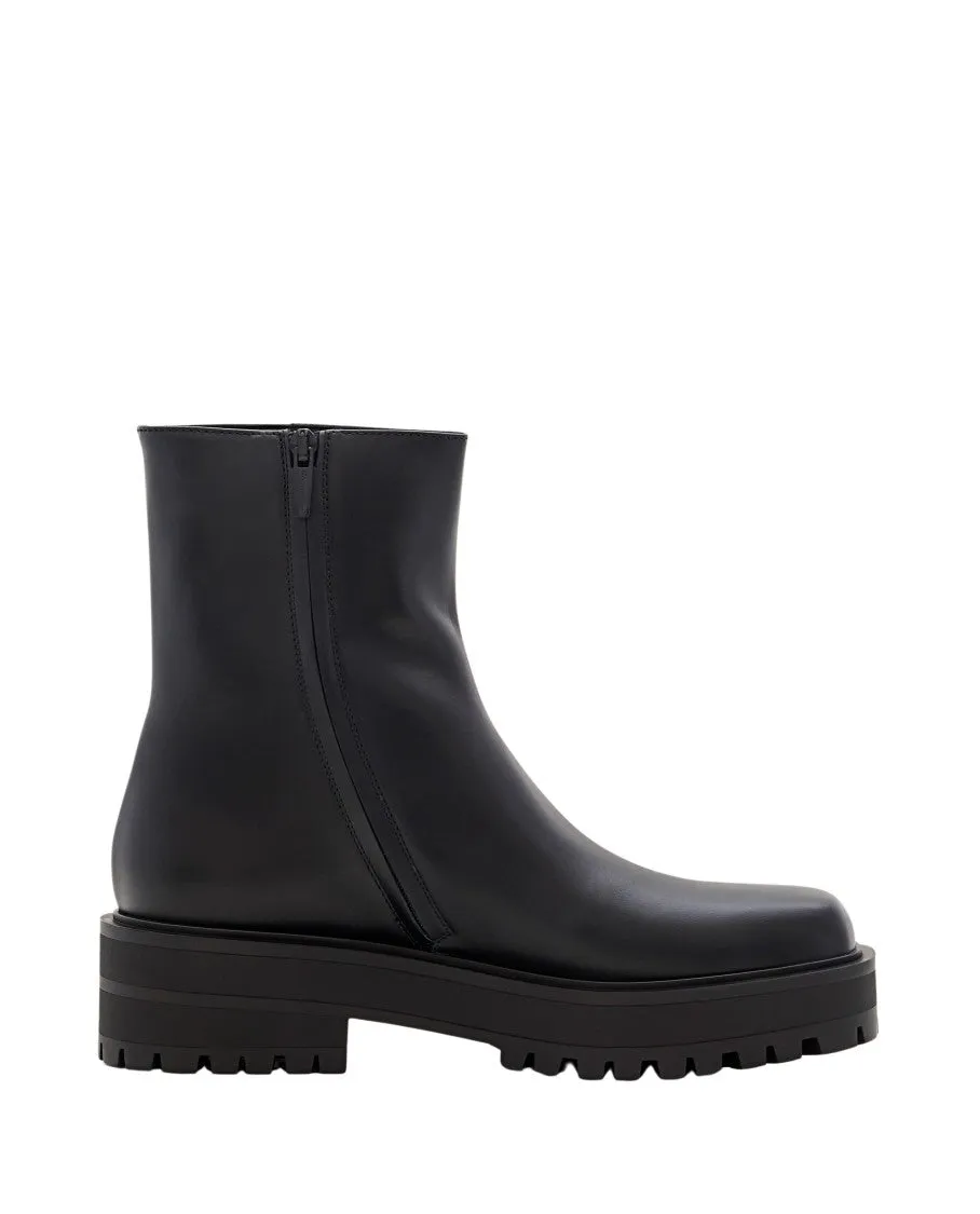 Leather Combat Boots
