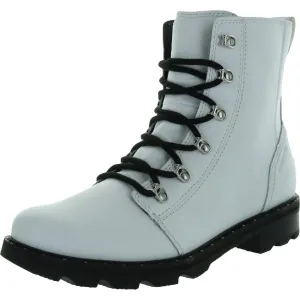Lennox Womens Waterproof Round Toe Ankle Boots