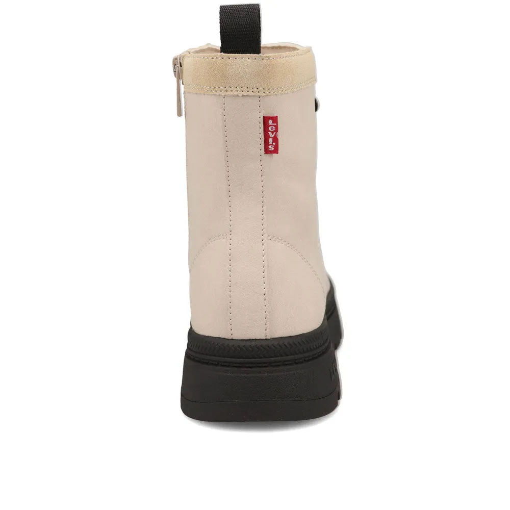 Levi's Womens Bailey Z Synthetic Leather Casual Zip Up Boot