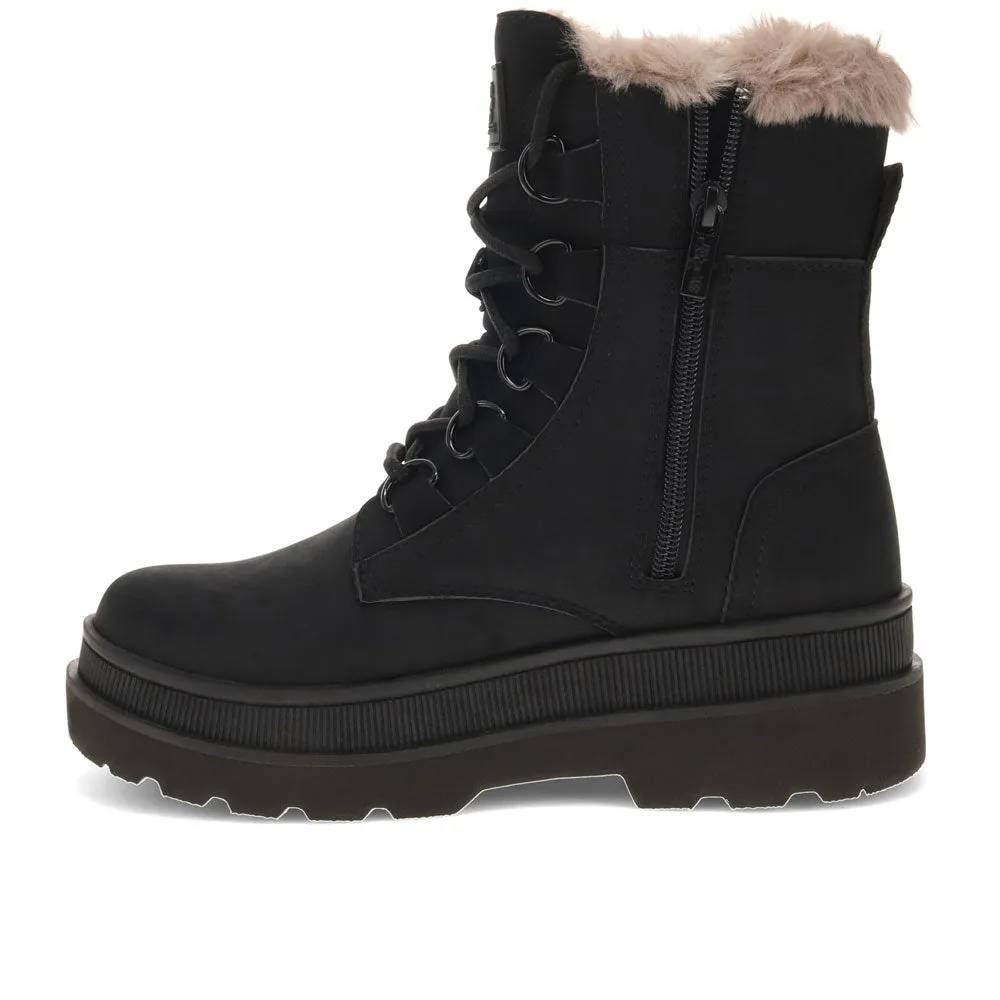 Levi's Womens Elise Z Synthetic Leather Casual Zip Up Platform Boot