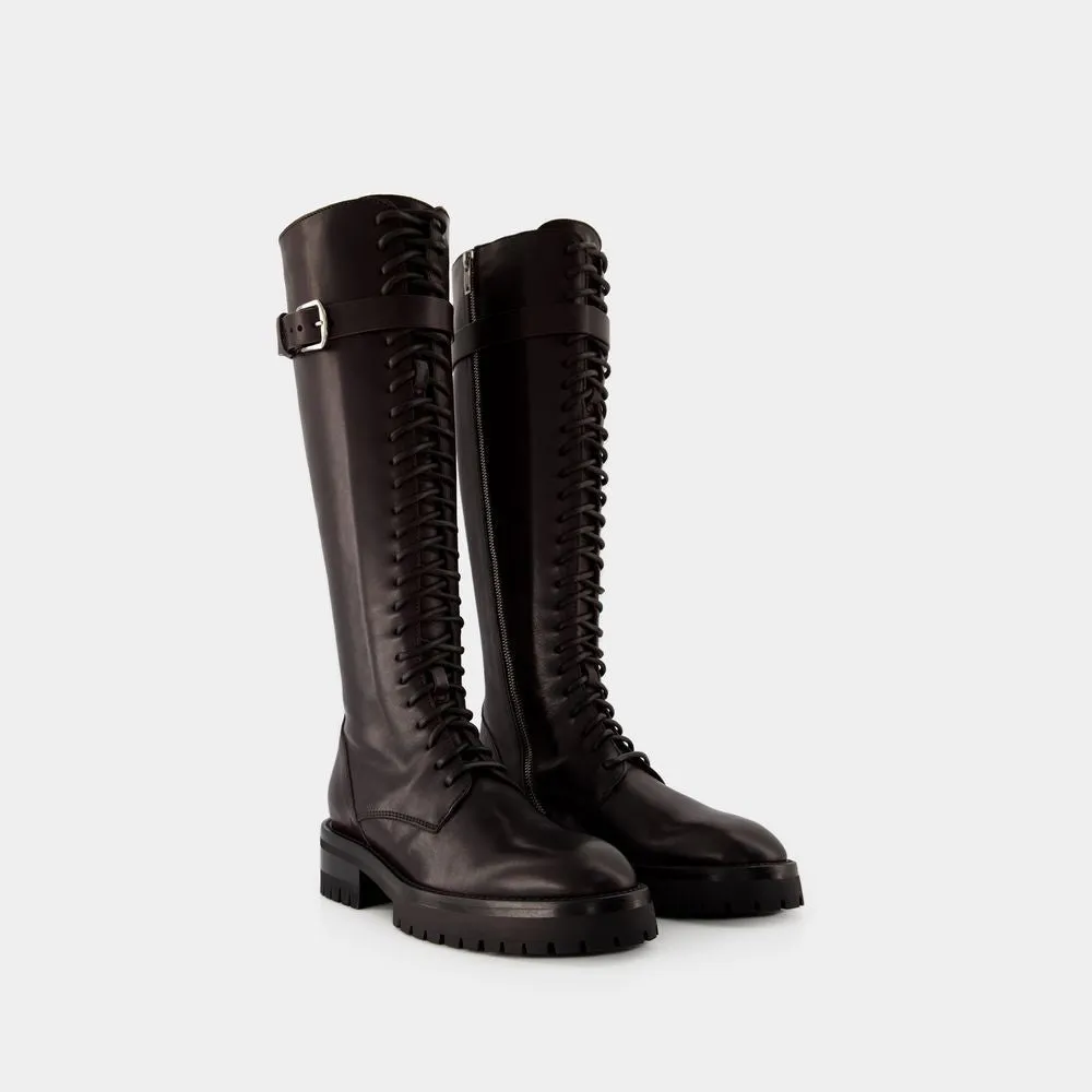 Lijsbet Boots - Leather - Burgundy