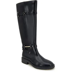 LIVIE Womens Buckle Man Made Knee-High Boots