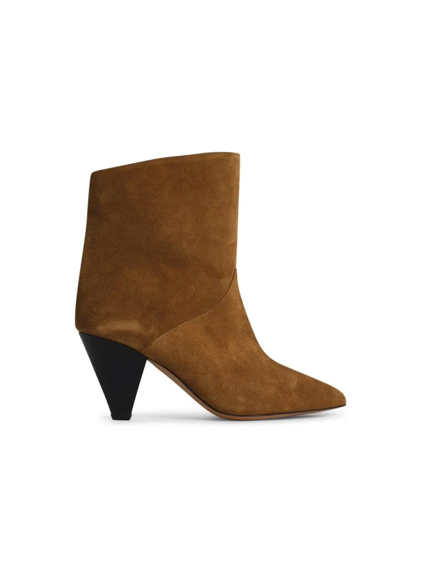 Loline' Brown Suede Boots