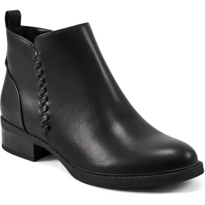 Loranda 3 Womens Zipper Faux Leather Booties