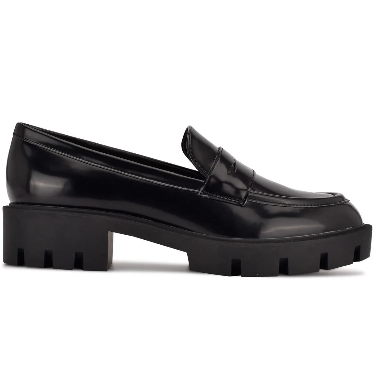 Maibel 3 Womens Faux Leather Patent Loafers