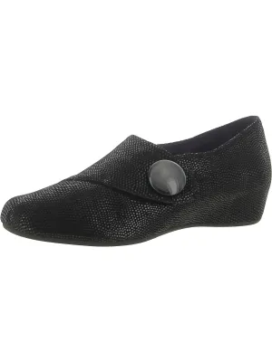 Maxy Womens Suede Slip-On Loafers