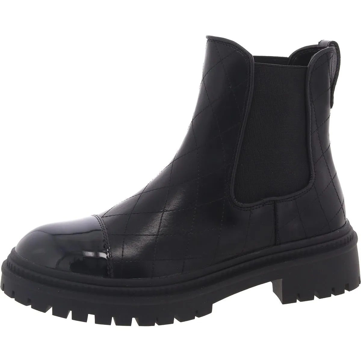 Mayslie Womens Leather Ankle Boots