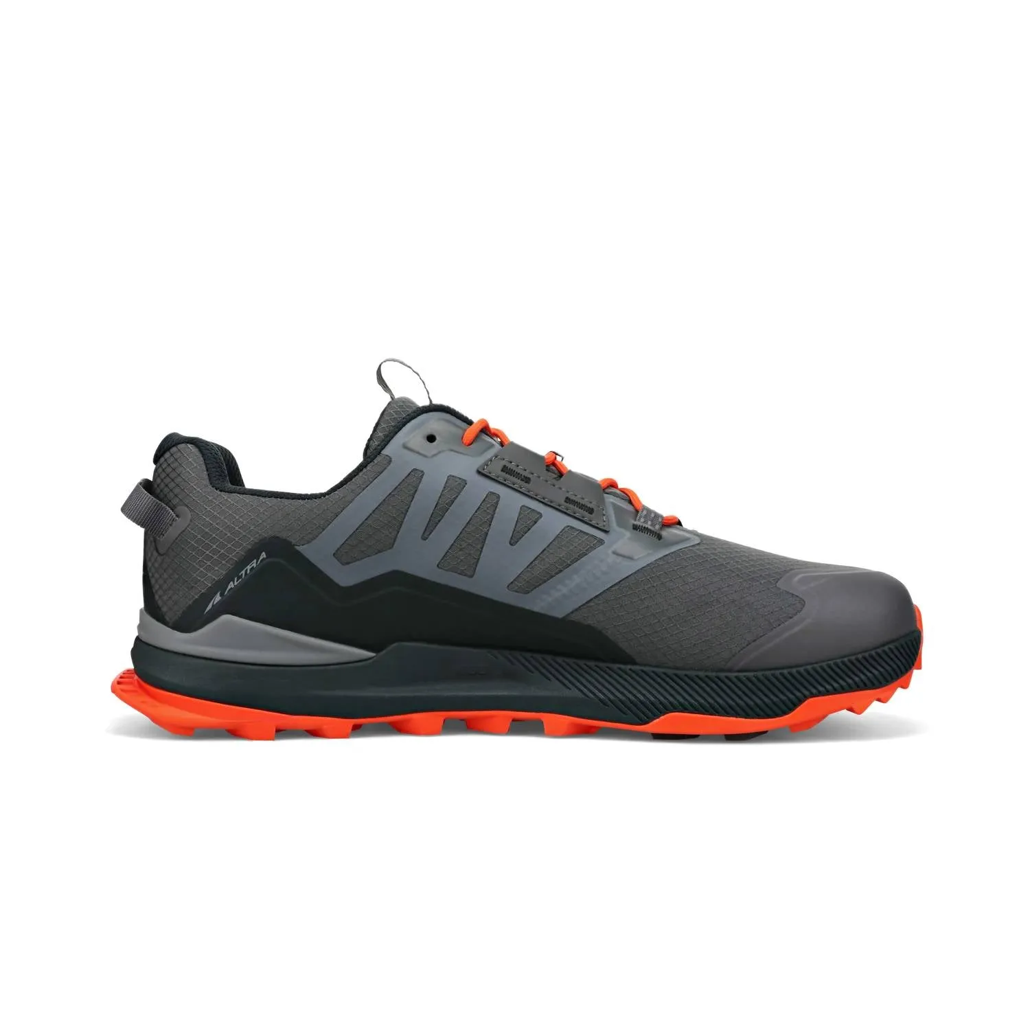 Men's Lone Peak Low All-Wthr Trail Shoes In Gray/orange