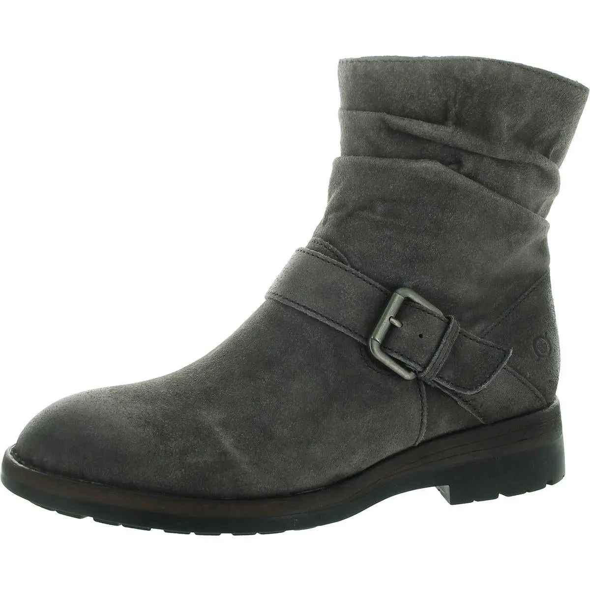 Midway Womens Slouchy Suede Ankle Boots