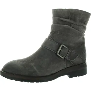 Midway Womens Slouchy Suede Ankle Boots