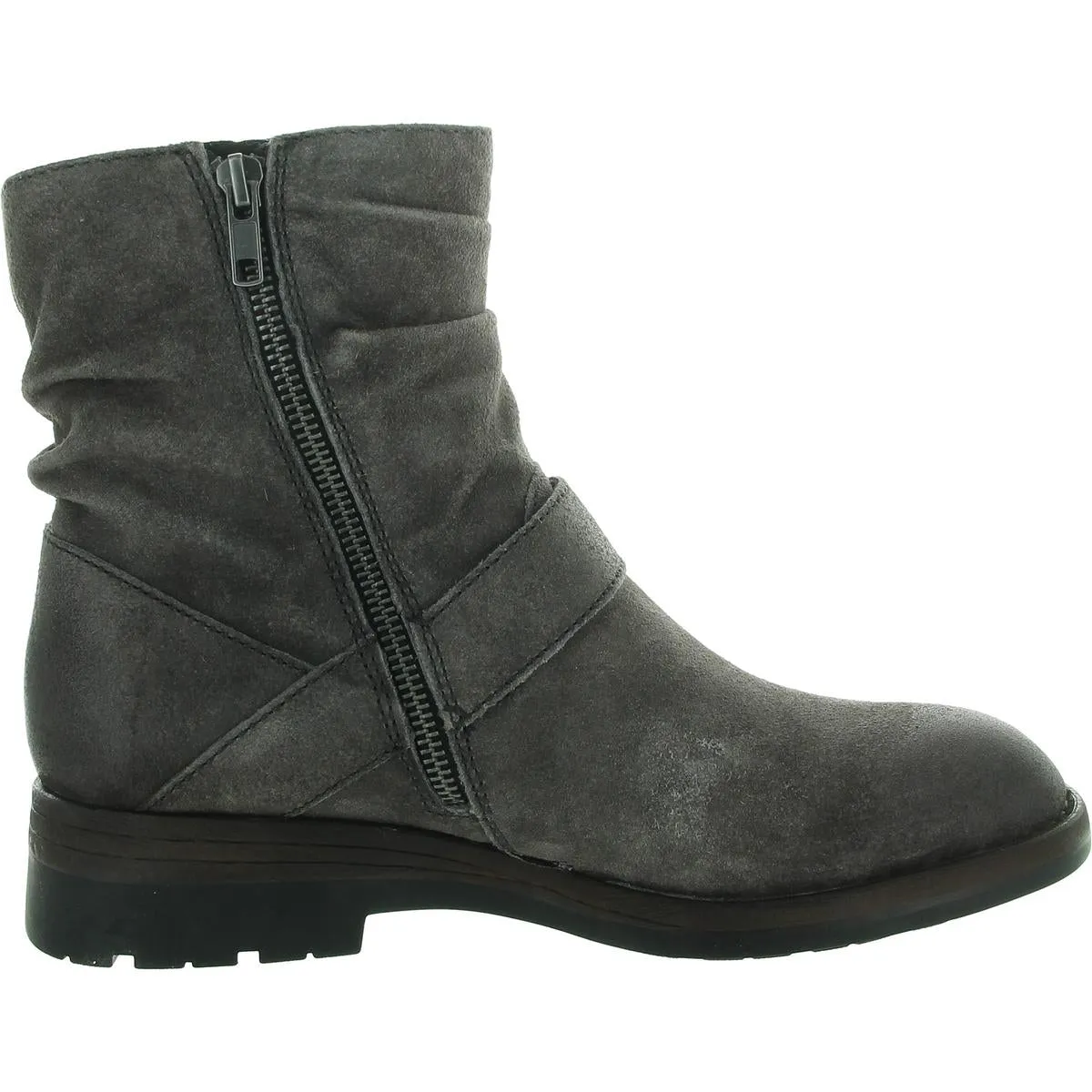 Midway Womens Slouchy Suede Ankle Boots
