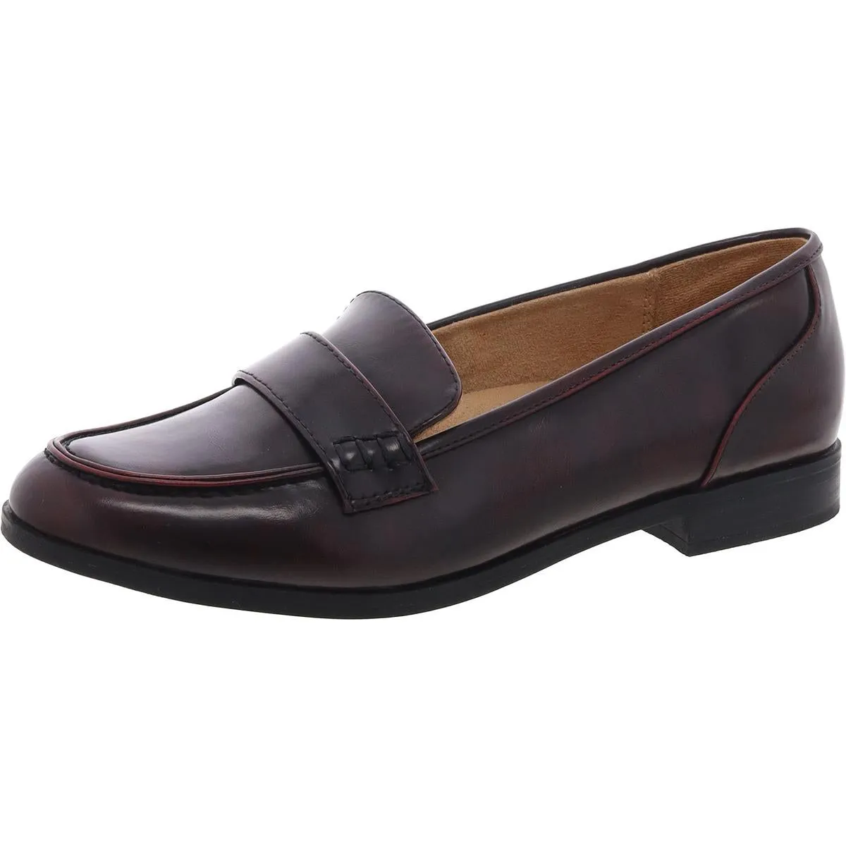 Milo Womens Leather Slip On Loafers