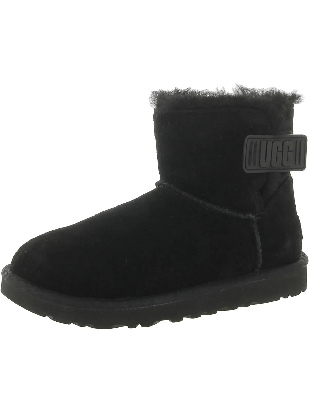 Mini Bailey Womens Suede Faux Fur Lined Winter & Snow Boots
