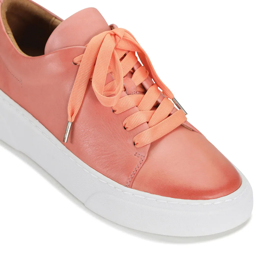 MINIMAL LEATHER ZIPPER SNEAKER