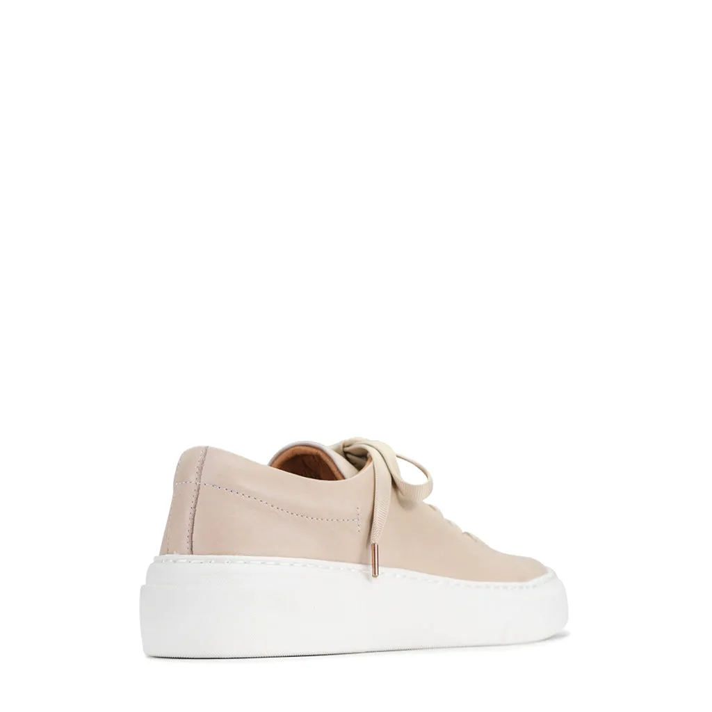 MINIMAL LEATHER ZIPPER SNEAKER