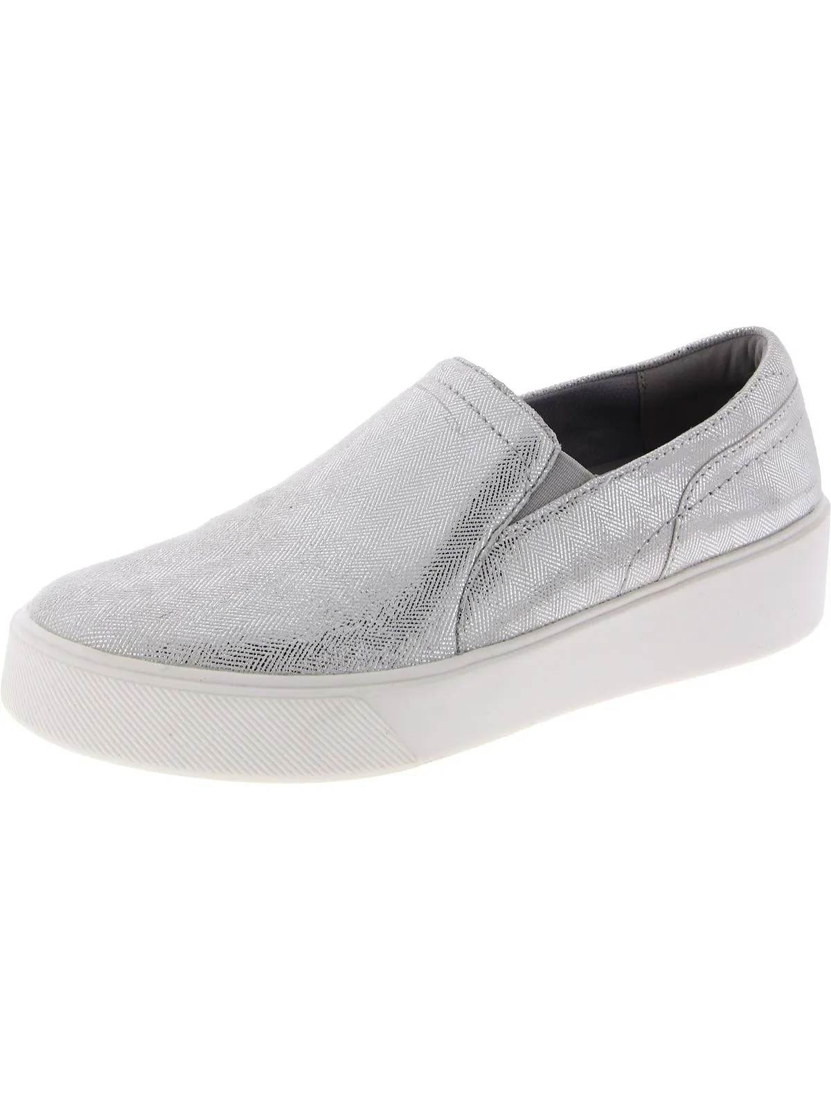 MIRABEL Womens Leather Platform Slip-On Sneakers