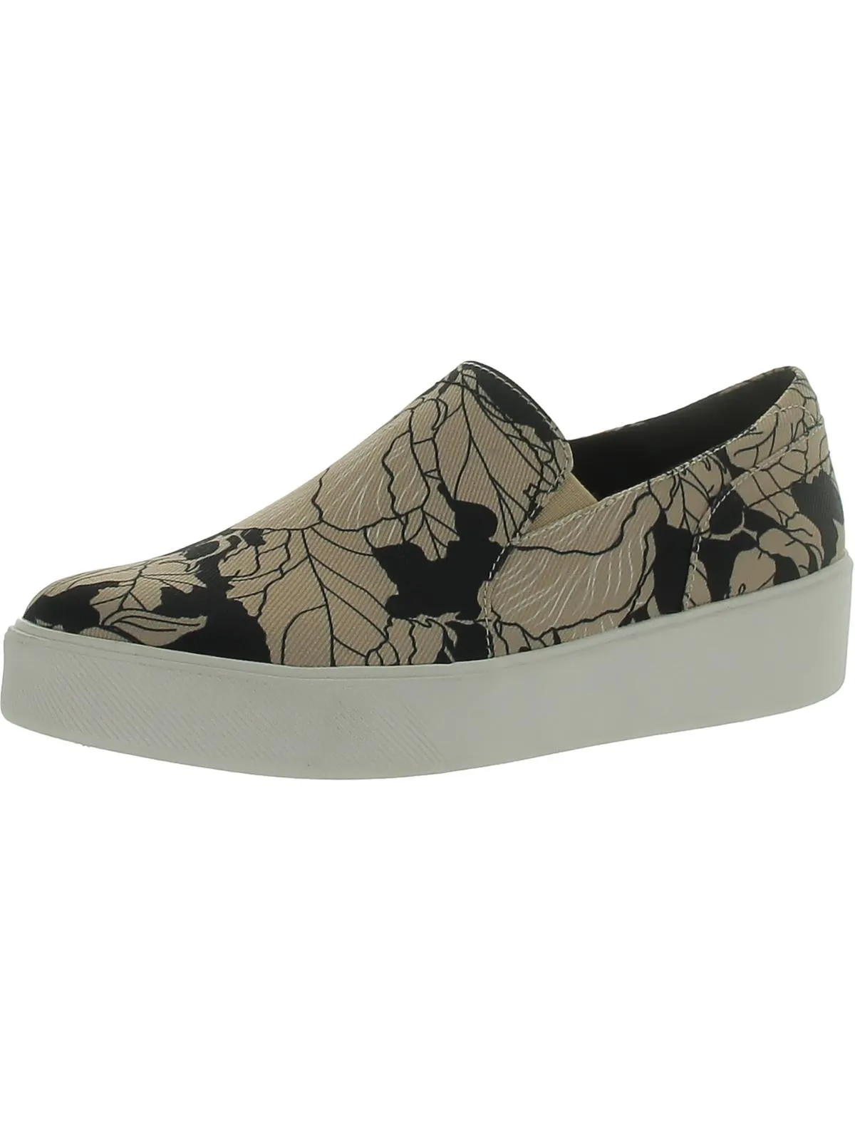 MIRABEL Womens Leather Platform Slip-On Sneakers
