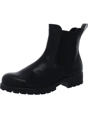 Modtray Womens Leather Lugged Sole Chelsea Boots
