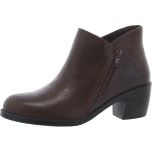 morgana Womens Zipper Manmade Booties