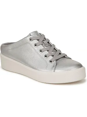 Morrison Mule Womens Leather Lace-Up Slip-On Sneakers