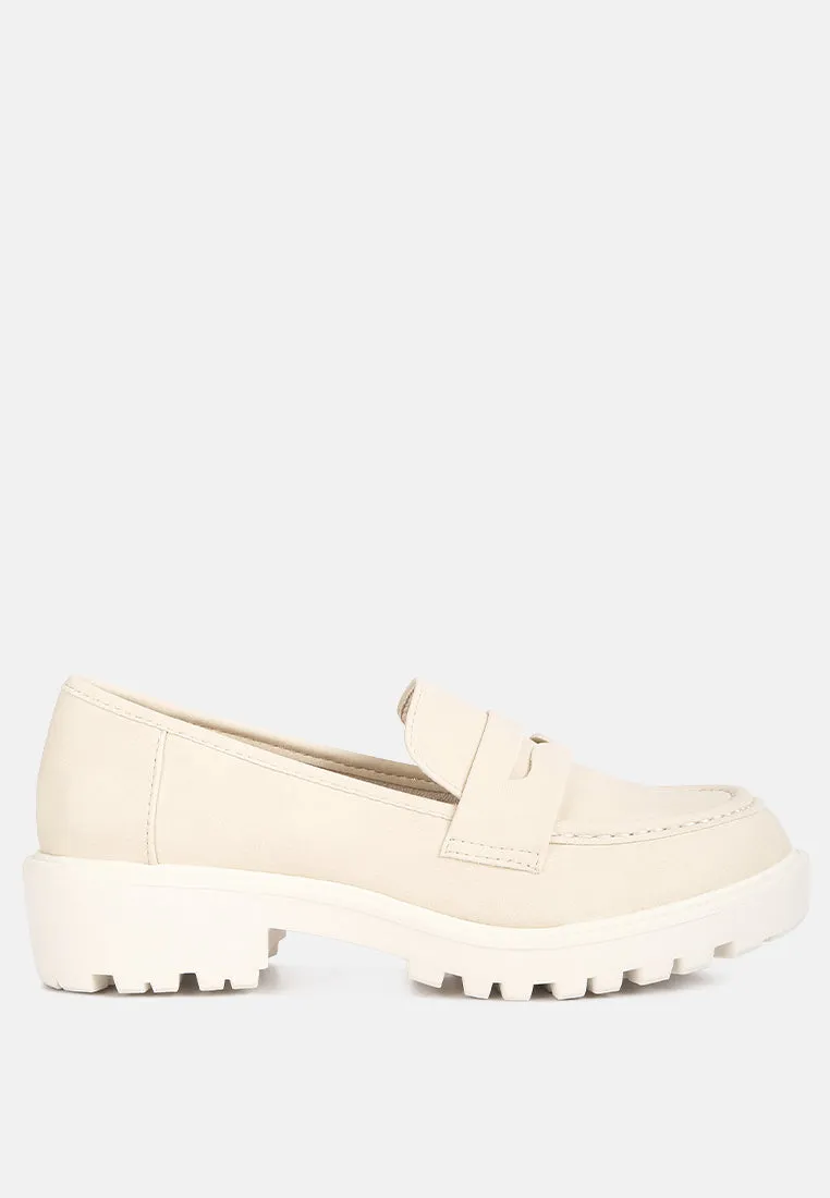 mosly semi casual lug loafer