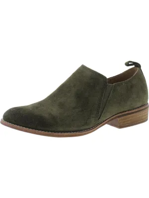 NAISBURY Womens Leather Slip On Shooties