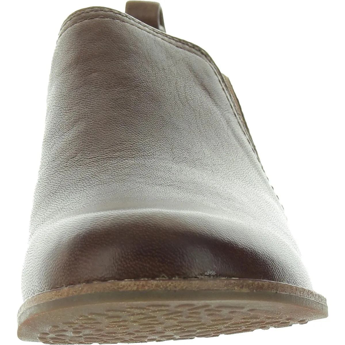NAISBURY Womens Leather Slip On Shooties
