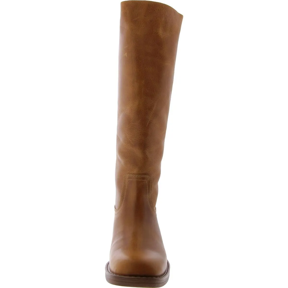 Nena Womens Leather Round Toe Knee-High Boots
