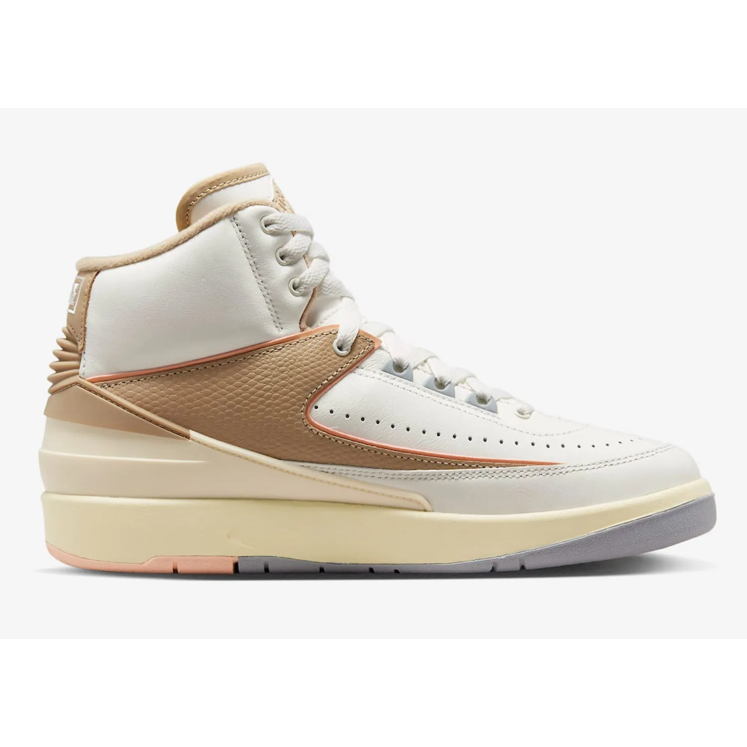 Nike Air Jordan 2 Retro Sail/Desert-Sunset Haze-Muslin  DX4400-118 Women's