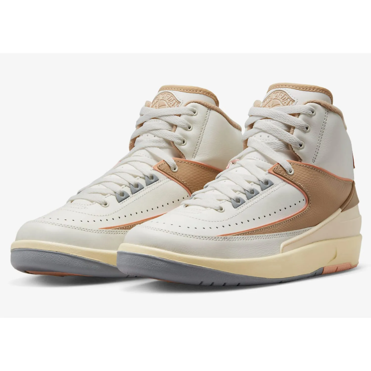 Nike Air Jordan 2 Retro Sail/Desert-Sunset Haze-Muslin  DX4400-118 Women's