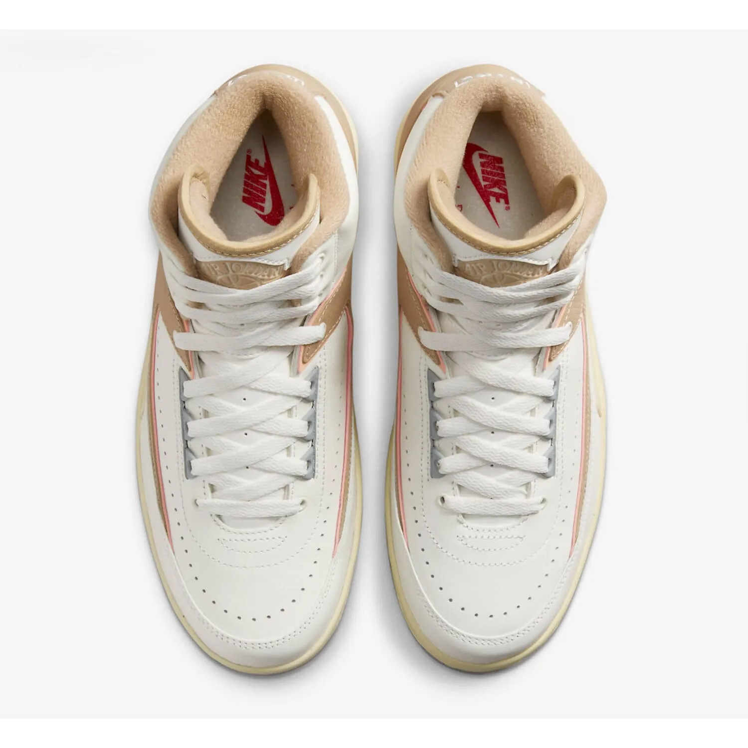 Nike Air Jordan 2 Retro Sail/Desert-Sunset Haze-Muslin  DX4400-118 Women's
