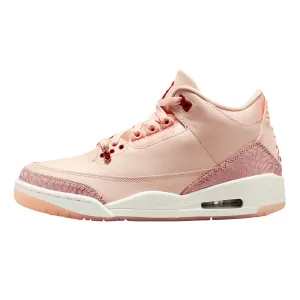 Nike Air Jordan 3 Retro VDay Washed Coral/Gym Red-Sail  HJ0178-600 Women's
