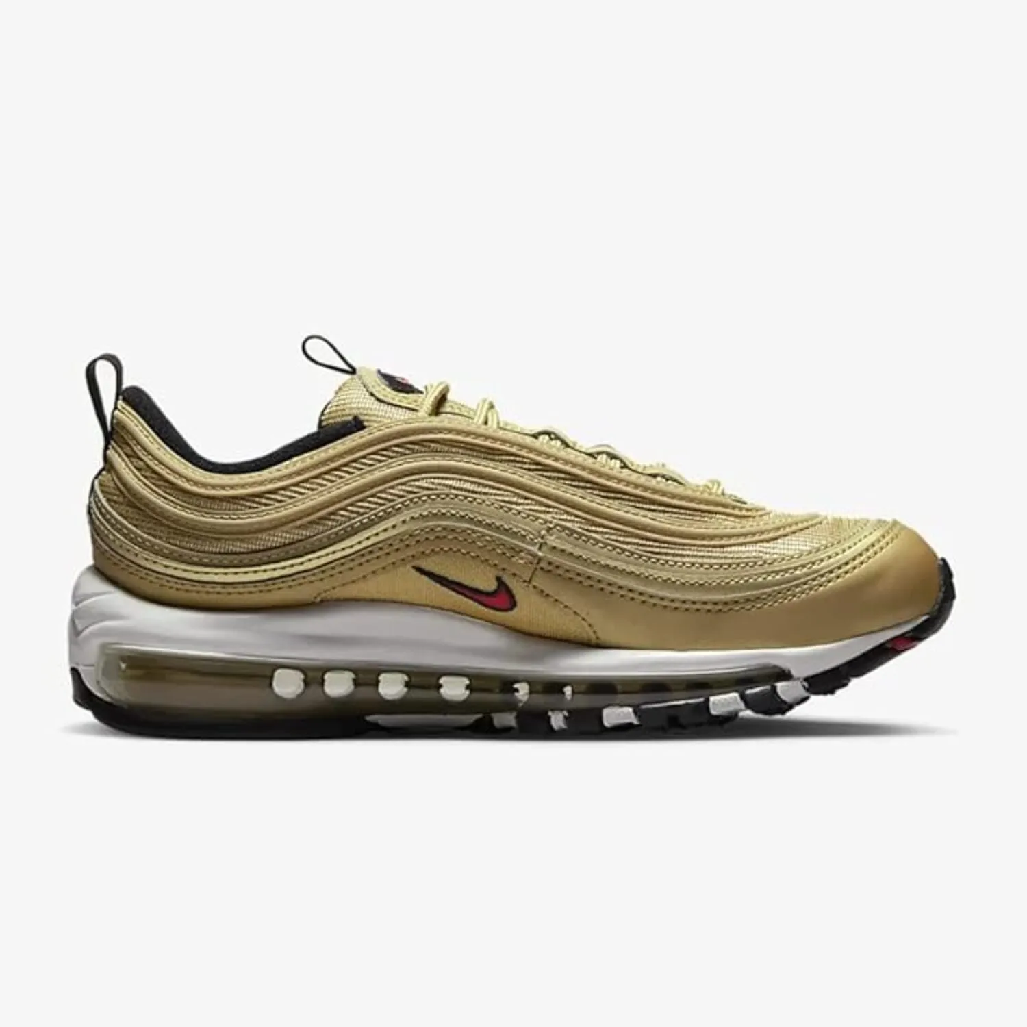 Nike Air Max 97 OG Metallic Gold/Varsity Red  DQ9131-700 Women's