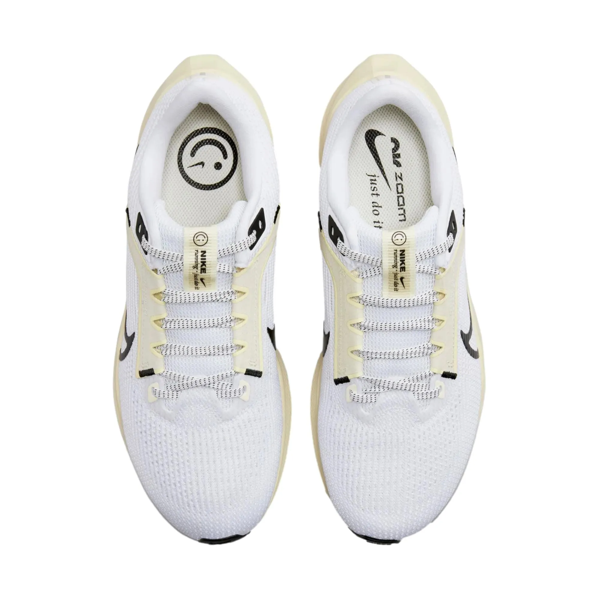 Nike Air Zoom Pegasus 40 White/Black-Coconut Milk  DV3854-100 Women's