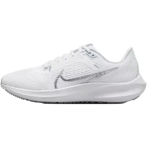 Nike Air Zoom Pegasus 40 White/Metallic Silver  DV3854-101 Women's