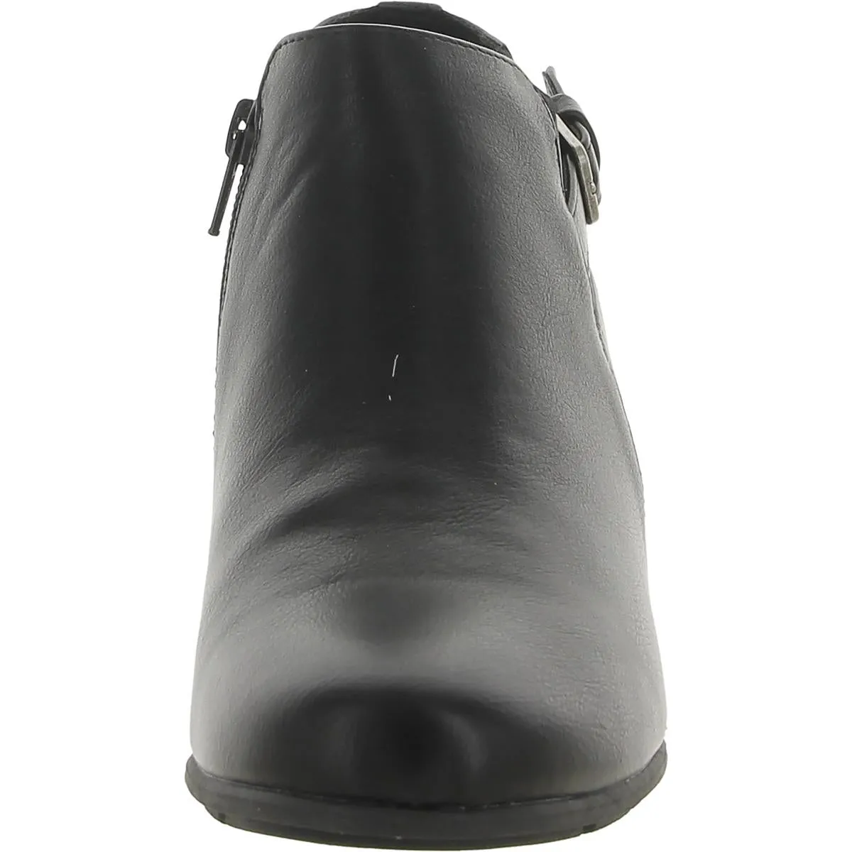 Noah Womens Faux Leather Ankle Booties