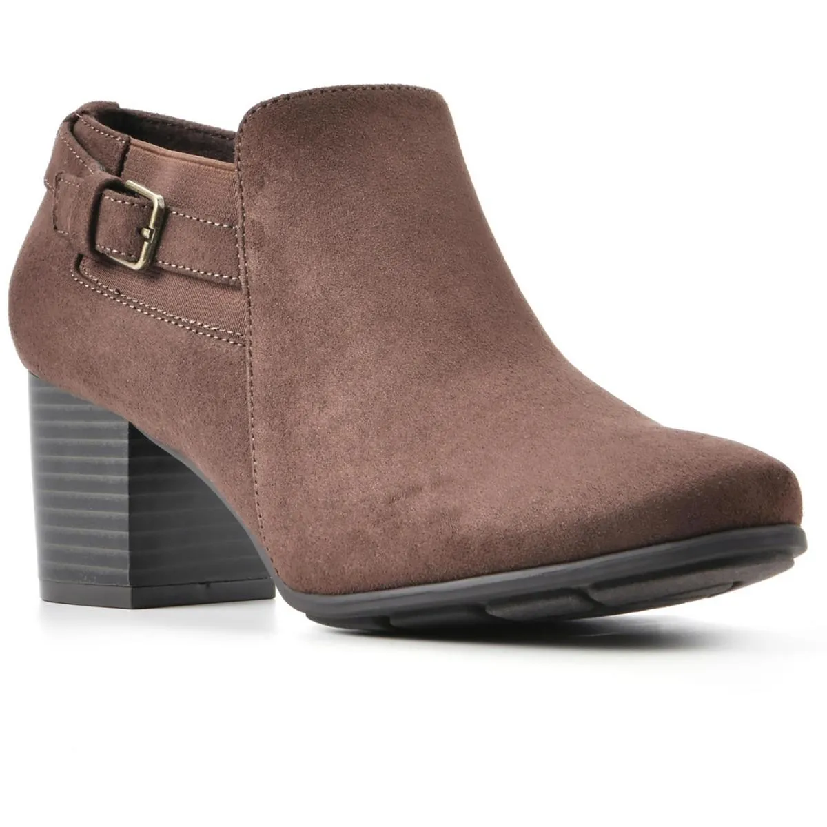 Noah Womens Faux Leather Ankle Booties