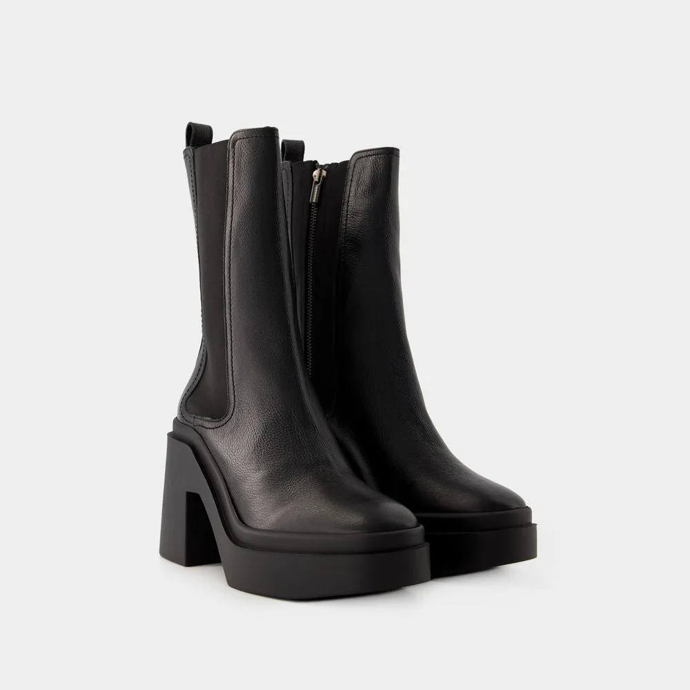 Nolan1ankle Boots - Leather - Black