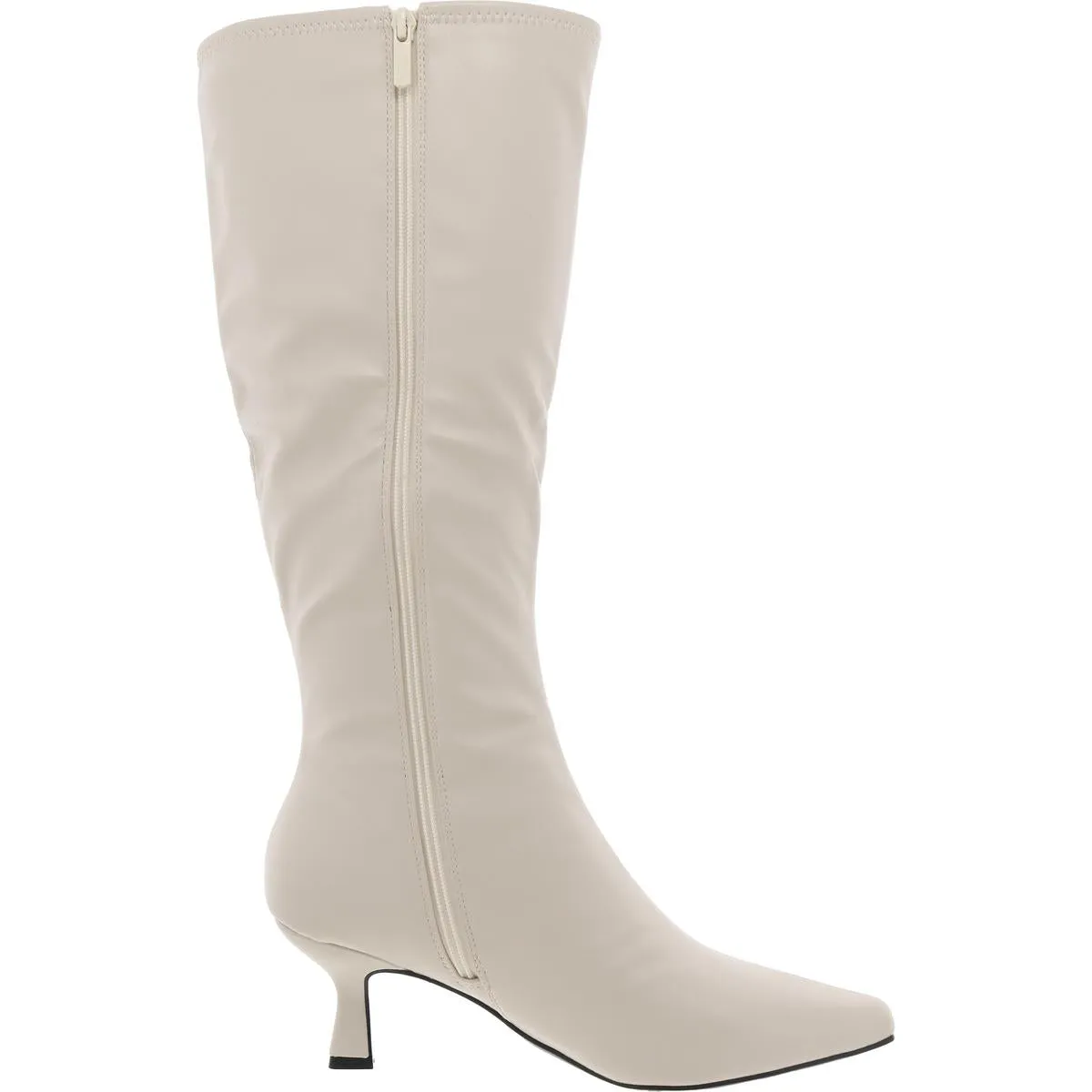 Nyree Womens Faux Leather Memory Foam Knee-High Boots