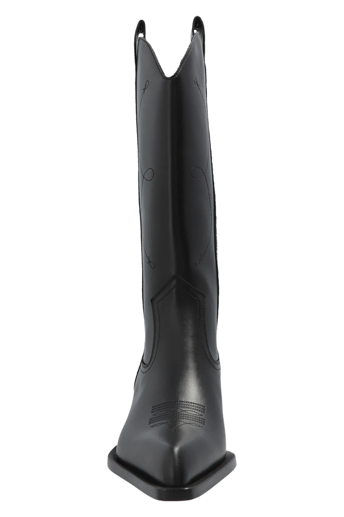 Off-White Leather Cowboy Boots