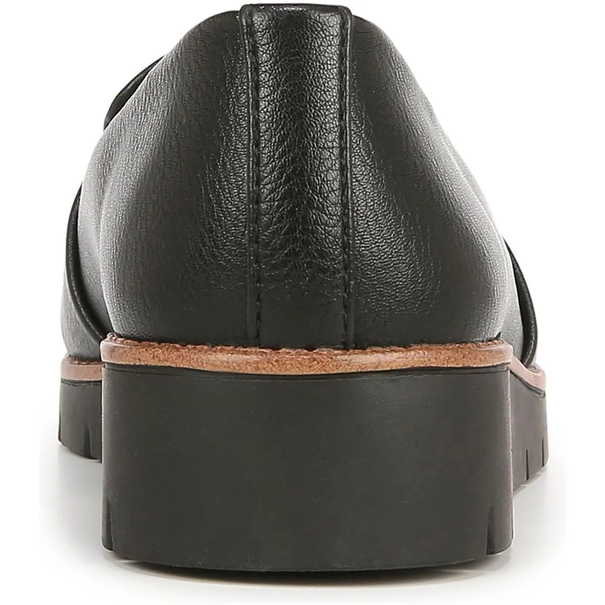 Ollie Womens Faux Leather Slip On Loafers