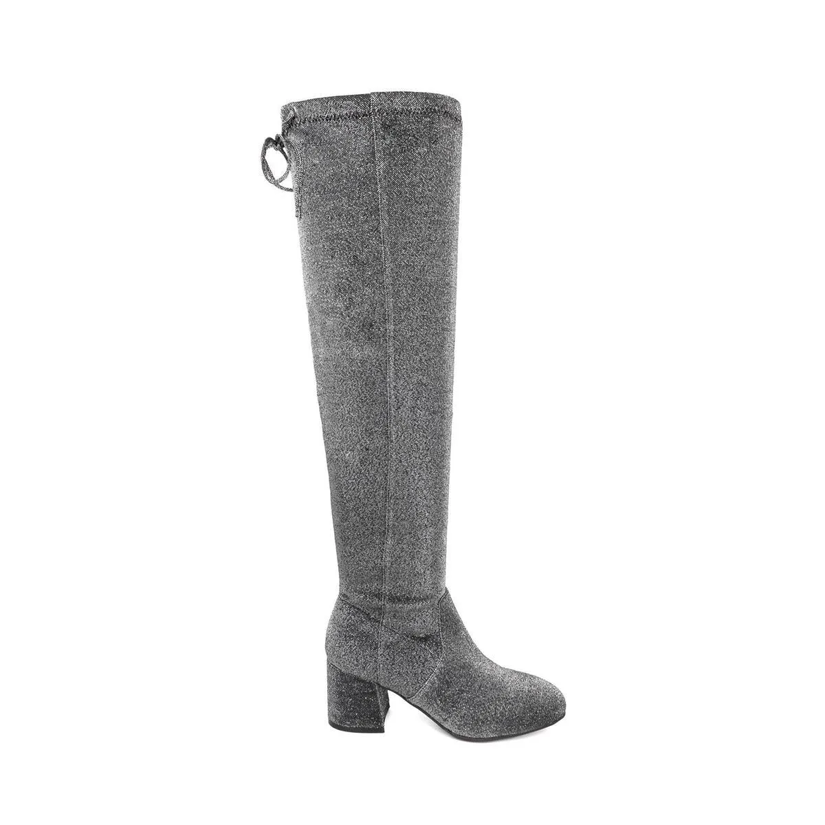 Ollie Womens Padded Insole Round Toe Over-The-Knee Boots