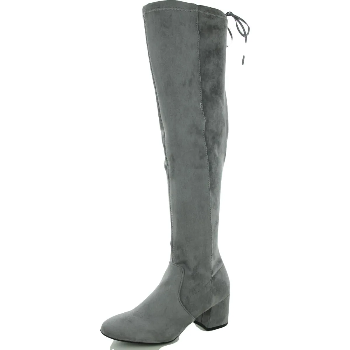 Ollie Womens Padded Insole Round Toe Over-The-Knee Boots