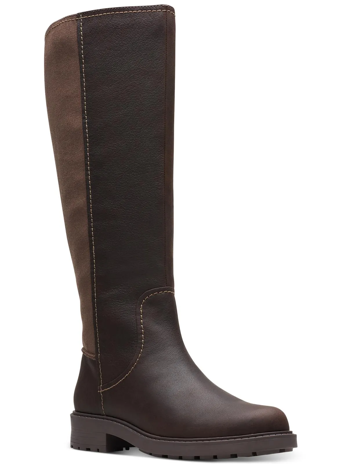 Opal Glow Womens Faux Leather Knee-High Boots