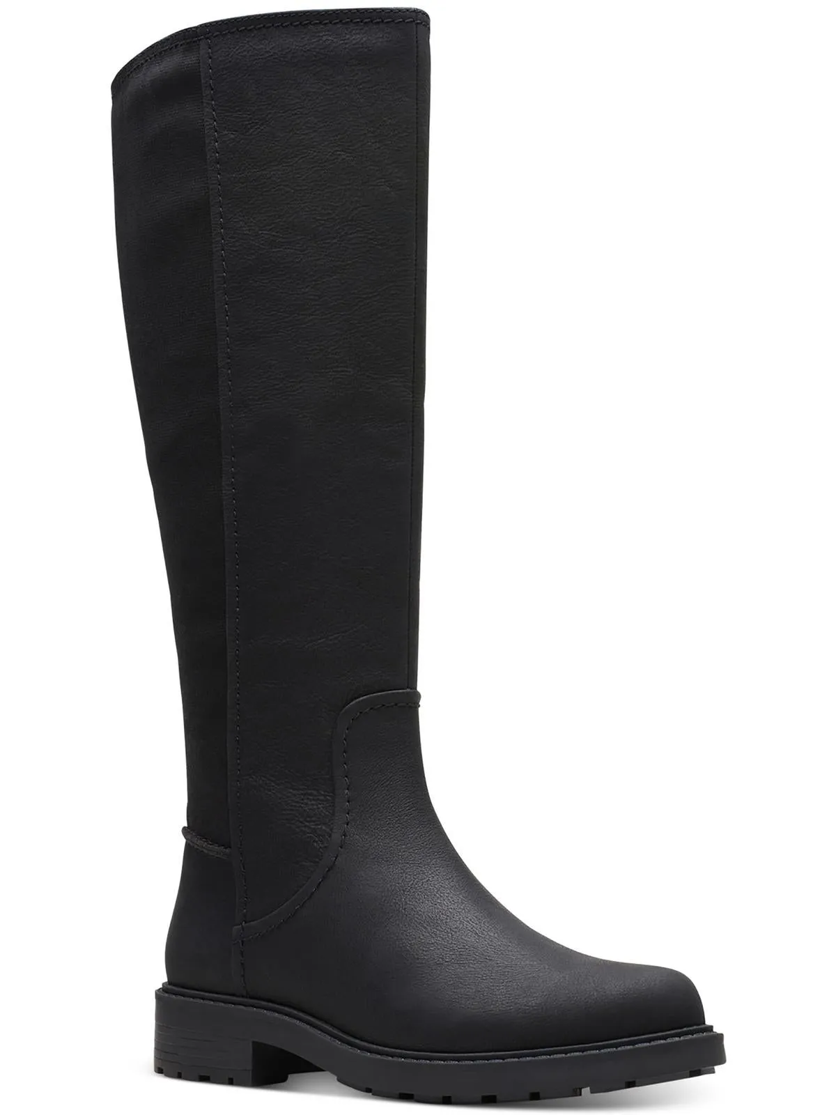 Opal Glow Womens Faux Leather Knee-High Boots