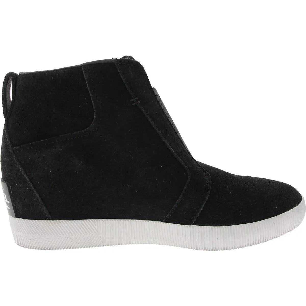 Out N About Pull On Wedge Womens Solid Man Made Wedge Boots