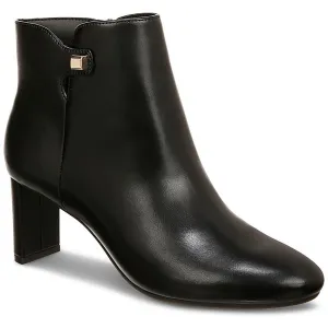 PAAM Womens Faux Leather Almond Toe Ankle Boots
